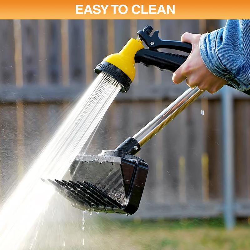 Revolutionary NEATER PETS Lift N' Bag Dog Pooper Scooper 2.0 - Effortless Cleanup with One-Handed Operation and Extra-Large Bags, Made in the USA